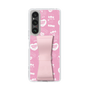 スリムプロテクションケース - STAND & RING RIBBON［ エスターバニー - Pattern ］