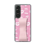 スリムプロテクションケース - STAND & RING RIBBON［ エスターバニー - Pattern ］