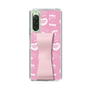 スリムプロテクションケース - STAND & RING RIBBON［ エスターバニー - Pattern ］