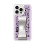 スリムプロテクションケース - STAND & RING RIBBON［ 内藤ルネ - RUNE Girl Retro & Modern - Purple ］