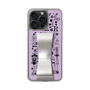 スリムプロテクションケース - STAND & RING RIBBON［ 内藤ルネ - RUNE Girl Retro & Modern - Purple ］