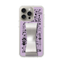スリムプロテクションケース - STAND & RING RIBBON［ 内藤ルネ - RUNE Girl Retro & Modern - Purple ］