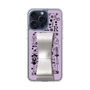 スリムプロテクションケース - STAND & RING RIBBON［ 内藤ルネ - RUNE Girl Retro & Modern - Purple ］