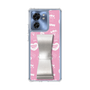 スリムプロテクションケース - STAND & RING RIBBON［ エスターバニー - Pattern ］