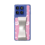 スリムプロテクションケース - STAND & RING RIBBON［ エスターバニー - Pattern ］