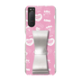 スリムプロテクションケース - STAND & RING RIBBON［ エスターバニー - Pattern ］