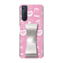 スリムプロテクションケース - STAND & RING RIBBON［ エスターバニー - Pattern ］