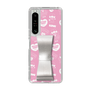 スリムプロテクションケース - STAND & RING RIBBON［ エスターバニー - Pattern ］