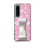 スリムプロテクションケース - STAND & RING RIBBON［ エスターバニー - Pattern ］