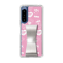 スリムプロテクションケース - STAND & RING RIBBON［ エスターバニー - Pattern ］