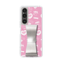 スリムプロテクションケース - STAND & RING RIBBON［ エスターバニー - Pattern ］