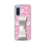 スリムプロテクションケース - STAND & RING RIBBON［ エスターバニー - Pattern ］
