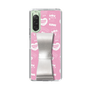 スリムプロテクションケース - STAND & RING RIBBON［ エスターバニー - Pattern ］