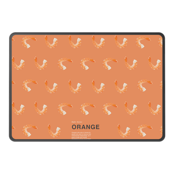 LAVIE SOL着せ替えケース［ ORANGE-Shrimp ］