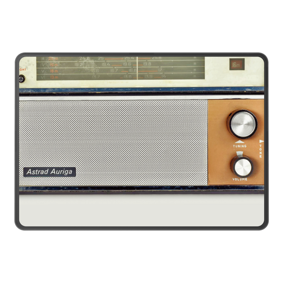 LAVIE SOL着せ替えケース［ RETORO RADIO - Orange ］