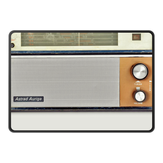 LAVIE SOL着せ替えケース［ RETORO RADIO - Orange ］