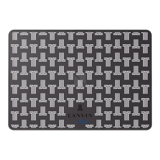 LAVIE SOL着せ替えケース［ LANVIN en Bleu - Monogram - White ］