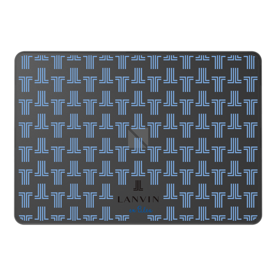 LAVIE SOL着せ替えケース［ LANVIN en Bleu - Monogram - Blue ］
