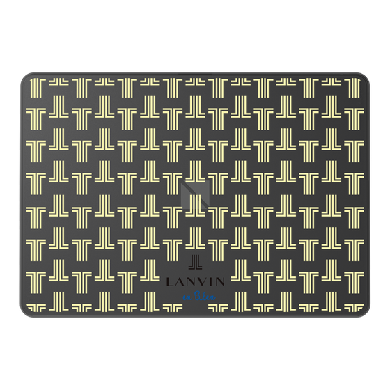 LAVIE SOL着せ替えケース［ LANVIN en Bleu - Monogram - Yellow ］