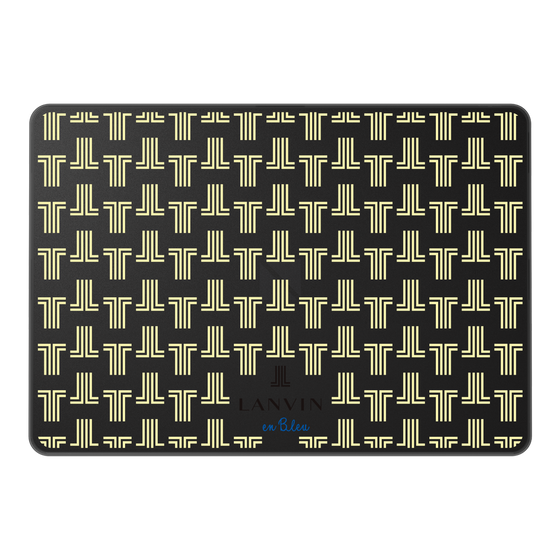 LAVIE SOL着せ替えケース［ LANVIN en Bleu - Monogram - Yellow ］
