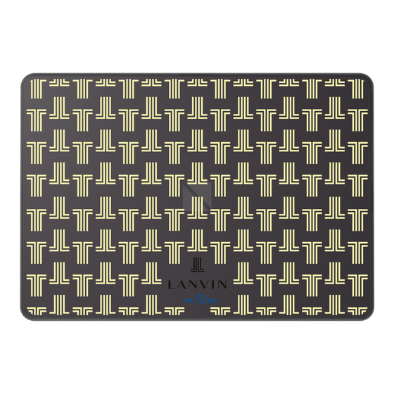 LAVIE SOL着せ替えケース［ LANVIN en Bleu - Monogram - Yellow ］