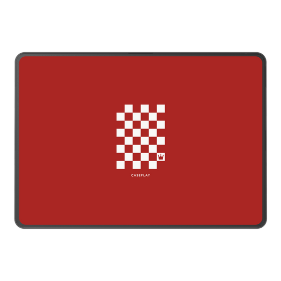 LAVIE SOL着せ替えケース［ Racing checkered flag Red - レーシングチェッカーフラッグ レッド ］