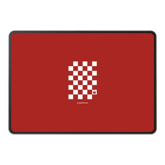 LAVIE SOL着せ替えケース［ Racing checkered flag Red - レーシングチェッカーフラッグ レッド ］