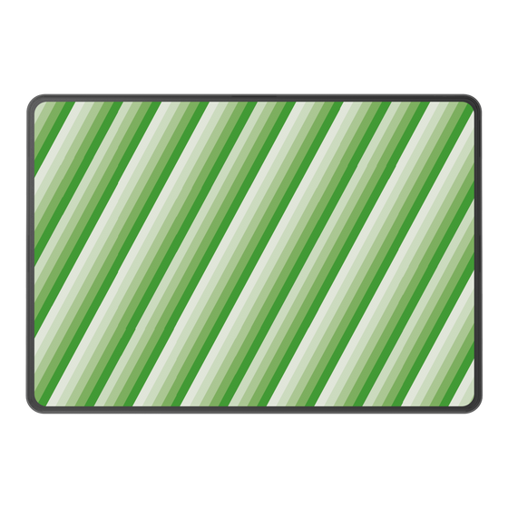 LAVIE SOL着せ替えケース［ Middle Stripe - Green ］