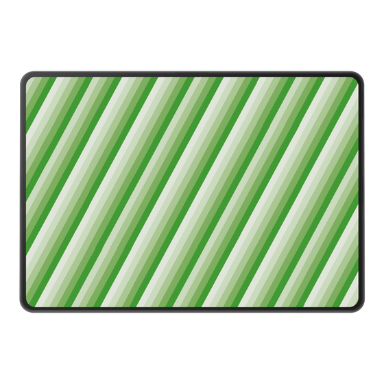 LAVIE SOL着せ替えケース［ Middle Stripe - Green ］