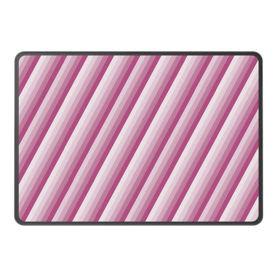 LAVIE SOL着せ替えケース［ Middle Stripe - Pink ］