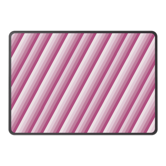 LAVIE SOL着せ替えケース［ Middle Stripe - Pink ］