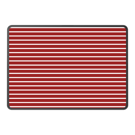 LAVIE SOL着せ替えケース［ Middle Border - Red ］