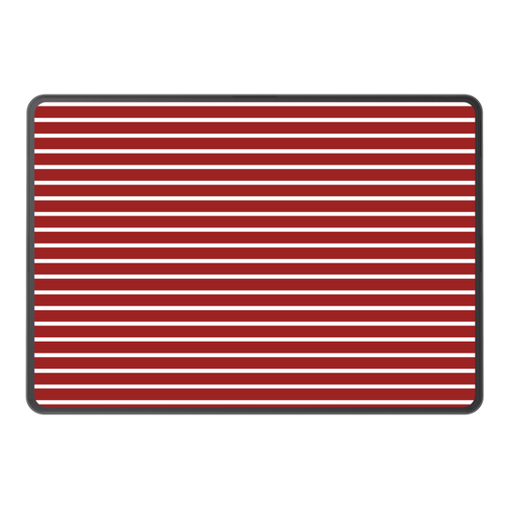 LAVIE SOL着せ替えケース［ Middle Border - Red ］