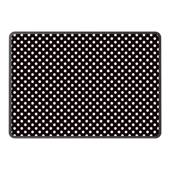 LAVIE SOL着せ替えケース［ Small Dot - Black ］