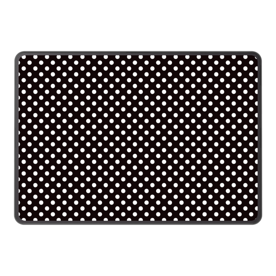 LAVIE SOL着せ替えケース［ Small Dot - Black ］