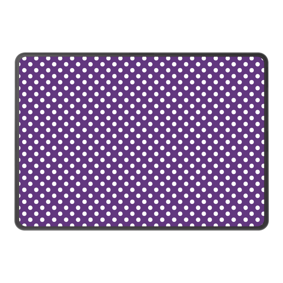 LAVIE SOL着せ替えケース［ Small Dot - Purple ］