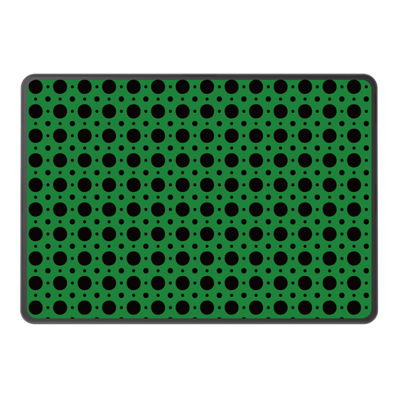 LAVIE SOL着せ替えケース［ Shower Dot - Green ］