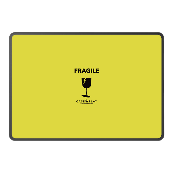 LAVIE SOL着せ替えケース［ FRAGILE - Yellow ］