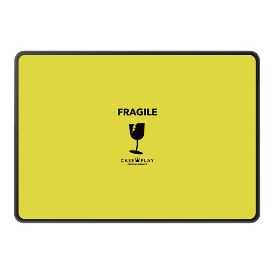 LAVIE SOL着せ替えケース［ FRAGILE - Yellow ］