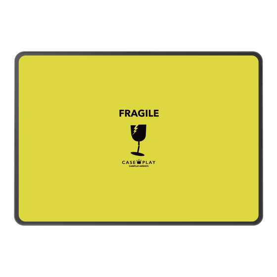 LAVIE SOL着せ替えケース［ FRAGILE - Yellow ］