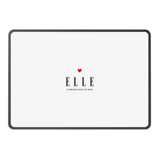 LAVIE SOL着せ替えケース［ ELLE - アイコン ］