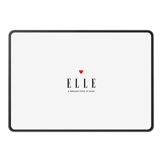 LAVIE SOL着せ替えケース［ ELLE - アイコン ］