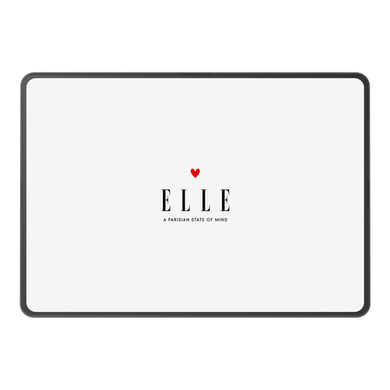 LAVIE SOL着せ替えケース［ ELLE - アイコン ］