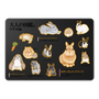 LAVIE SOL着せ替えケース［ 大人の図鑑 - ウサギ編 ］