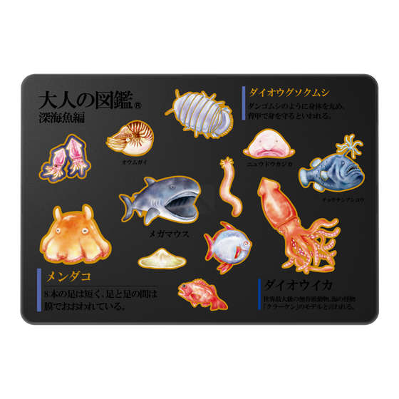 LAVIE SOL着せ替えケース［ 大人の図鑑 - 深海魚編 ］