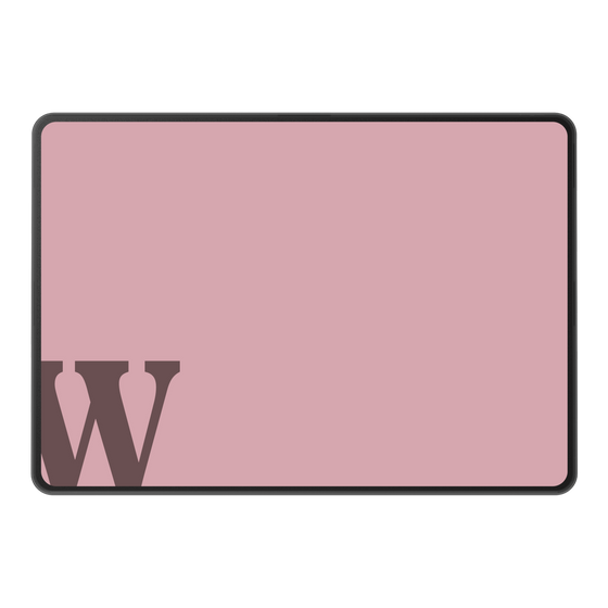 LAVIE SOL着せ替えケース［ オリジナル - initial color - W dusty pink ］