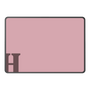 LAVIE SOL着せ替えケース［ オリジナル - initial color - H dusty pink ］