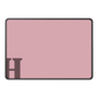LAVIE SOL着せ替えケース［ オリジナル - initial color - H dusty pink ］