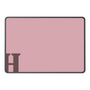 LAVIE SOL着せ替えケース［ オリジナル - initial color - H dusty pink ］