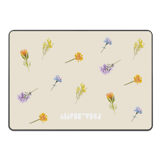 LAVIE SOL着せ替えケース［ MURUA - フラワー - Beige ］